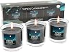 TRINIDa Scented Candles for Men, 45Hrs Votive Candles for Home Scented, 6.3Oz Black Soy Candle Set, Ideal Gifts for Aromatherapy & Relaxing