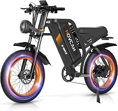 Movcan V40 Electric Bike For Adults,48V25Ah Removable Battery 20” Fat Tire Dirt Bike,1500W Motor 35MPH Top Speed 120 Miles Range Electric Motorcycle,7 Speed Dual Hydraulic Brake Ebikes For All-Terrain