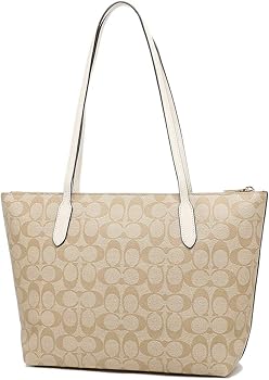 コーチファクトリー COACH FACTORY バッグ トートバッグ 4455 IMDQC レディース ベージュ+ホワイト トート 人気 ブランド 使いやすい プ Amazon | [コーチ]トートバッグ アウトレット シグネチャー カーキ