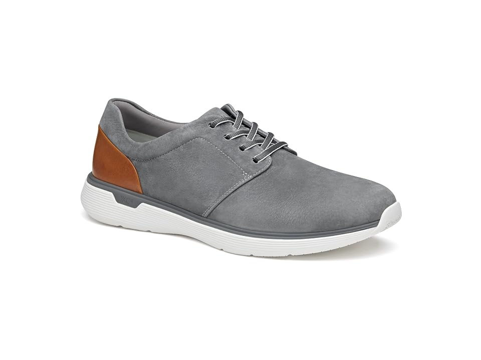 Johnston & Murphy Xc4 Prentiss 2 Plain Toe Men's Shoes Gray Waterproof Tumbled Nubuck : 13 M (D), Leather