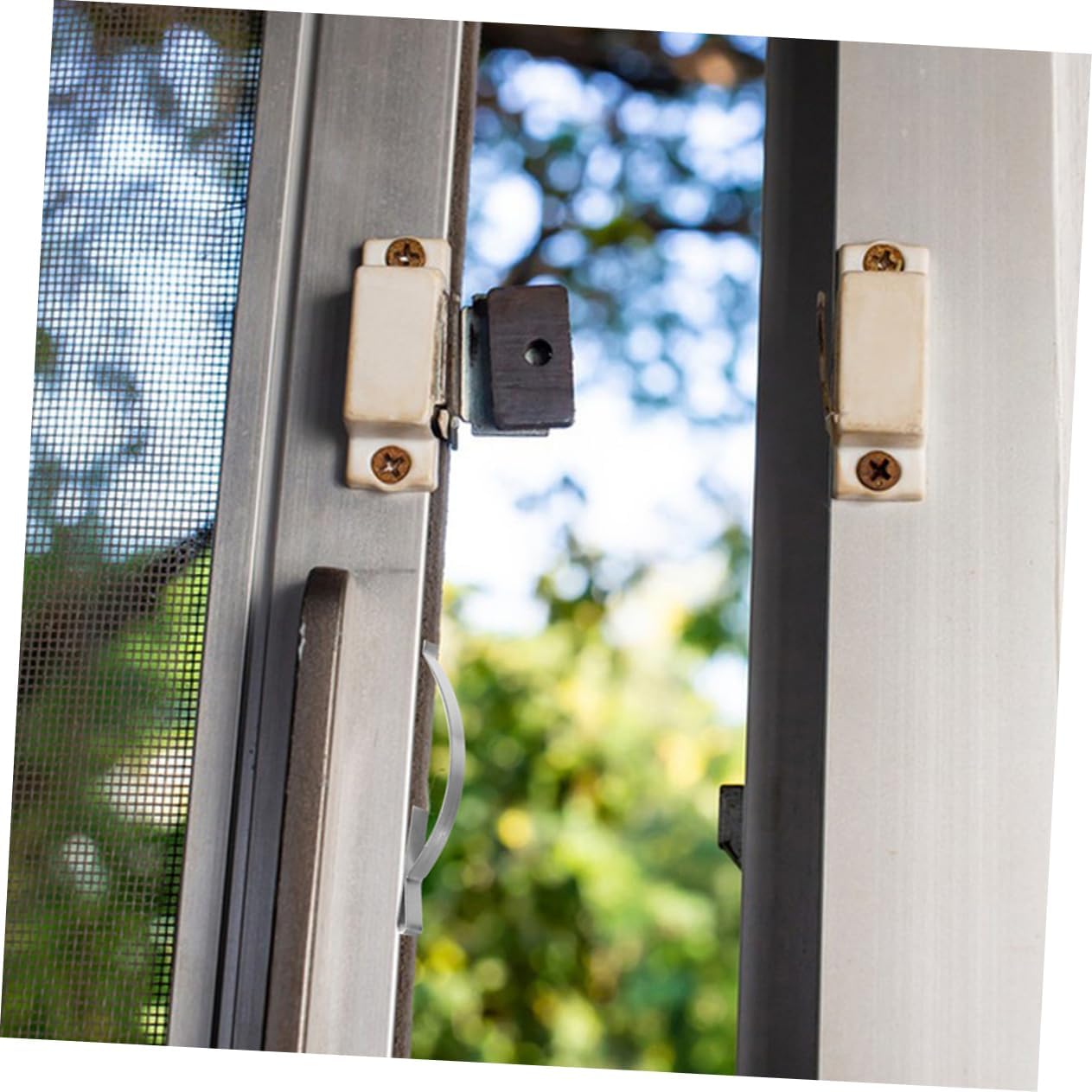 100pcs Sturdy Stainless Window Screen Spring Clips Easy Install Corner Clips for Window Screen Tension Frame Corner