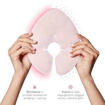 Frida Mom Breast Therapy Packs, Breast Pads, Cold & Hot Pack for Pain Relief, Breastfeeding Essentials for Lactation Support, Mastitis, Engorgement and Pump Aid, Postpartum Recovery, 2pk
