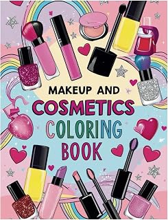 Makeup and Cosmetics Bold and Easy Coloring Book: A Stylish Collection of Beauty-Themed Designs for Relaxation and Creativity