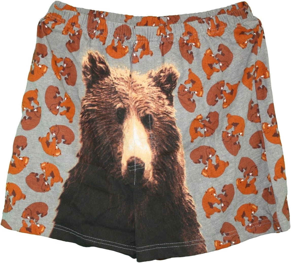 Magic Boxer Shorts Bear Design X-Large (Waist 42-44" Brown