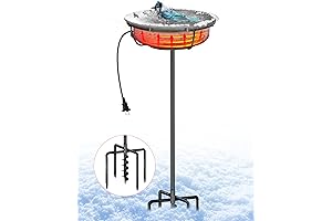 JOYSEUS Heated Bird Bath: Winter Haven for Your Feathered Friends