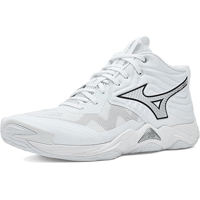 Mizuno Wave Momentum 4 Elite Mid white/metallic grey