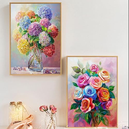 Miniatura 8 de Toulideifaria Kits de pintura de diamantes para adultos y niñas, kits de arte de diamantes de 11.8 x 15.7 pulgadas, arte de gemas para decoración de