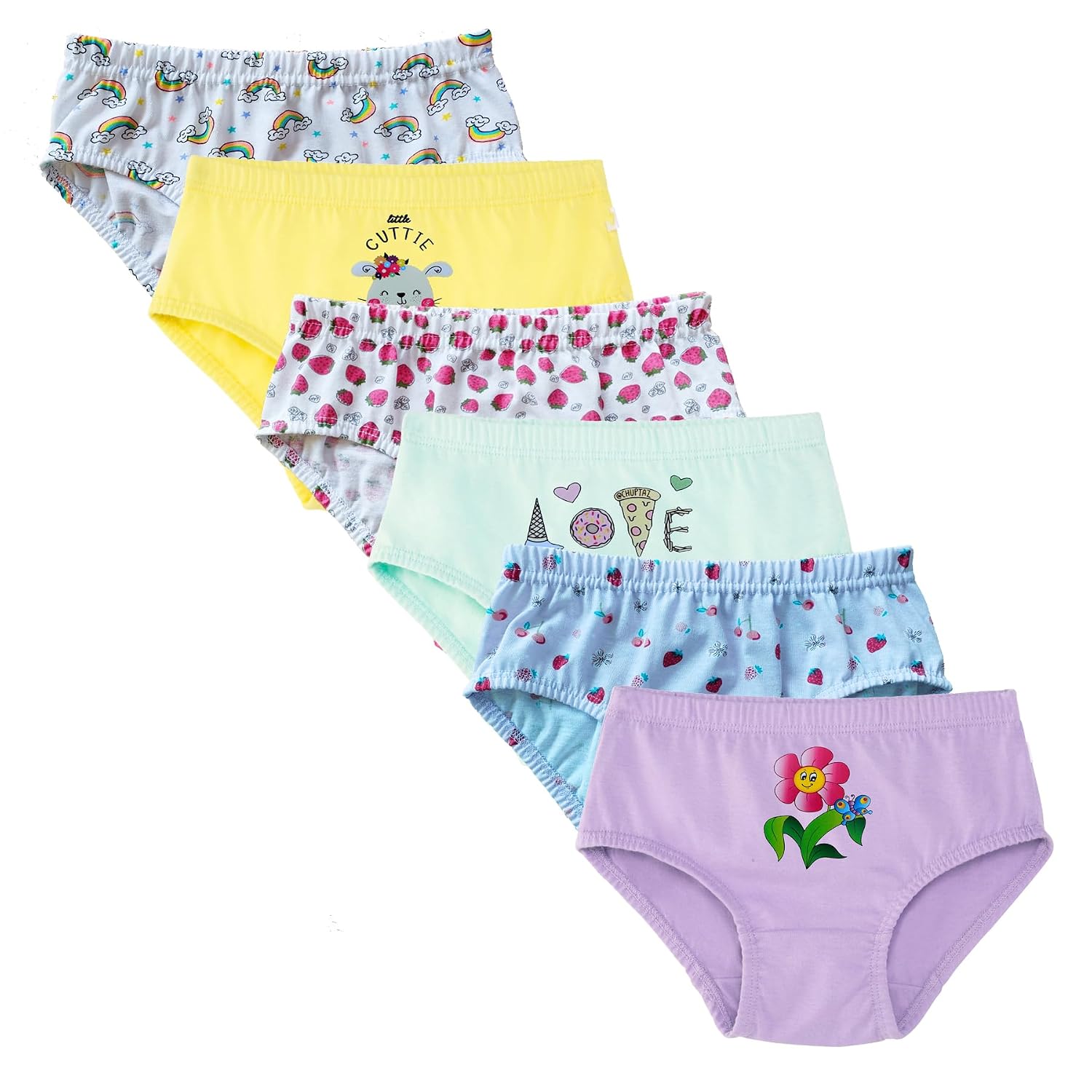 UCARE Girls Multicolor Kids Printed Girls Panties(Pack of 6) - Review, Price and Buying Guide