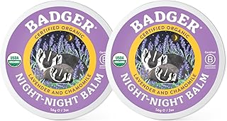Night Night Balm, Chamomile & Lavender, Natural Sleep Balm for Kids, Scented Relaxing for Children, Kids Organic Sleep Balm, 2 oz (2 Pack)