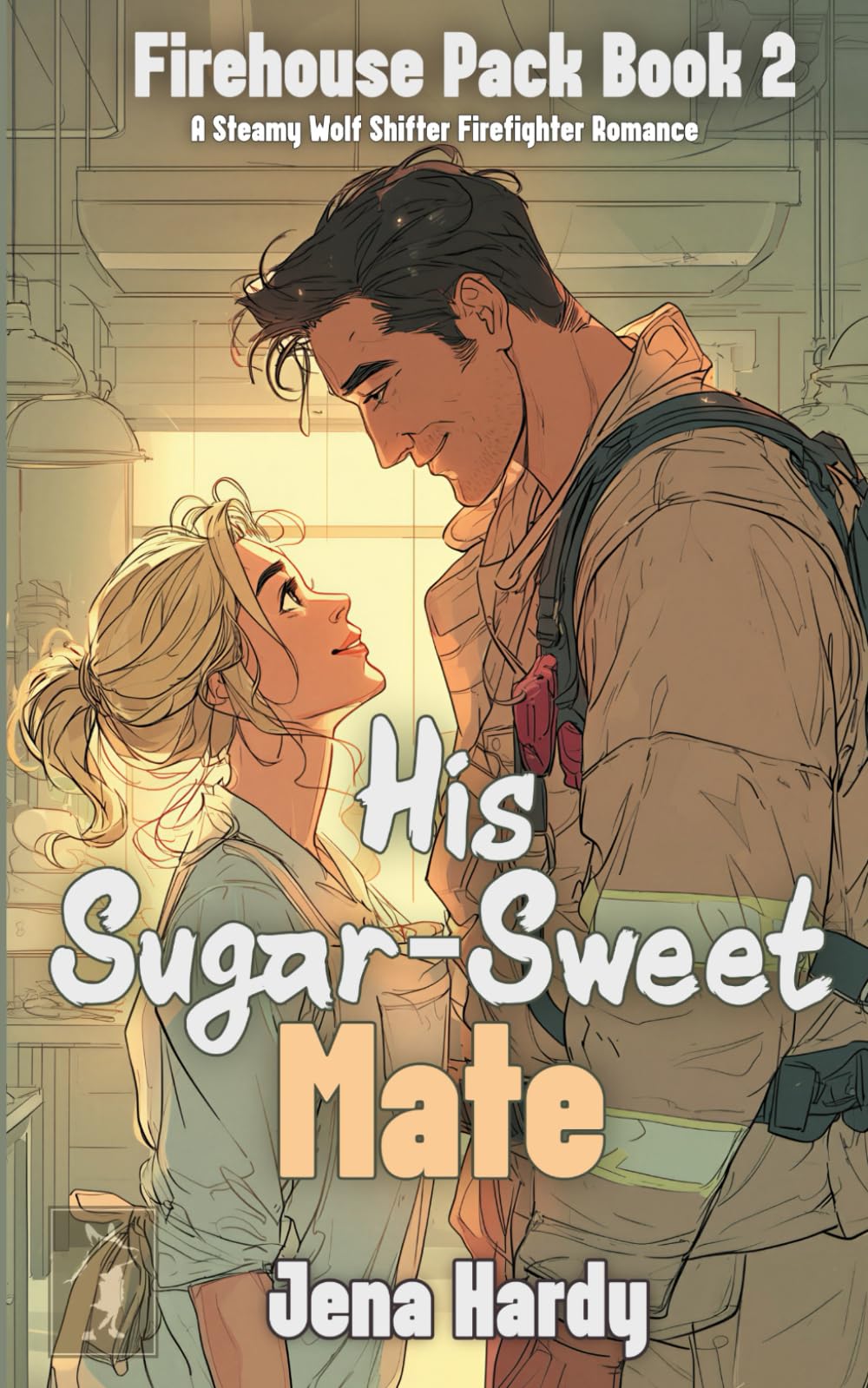 His Sugar-Sweet Mate: A Steamy Wolf Shifter Firefighter Romance (Firehouse Pack)