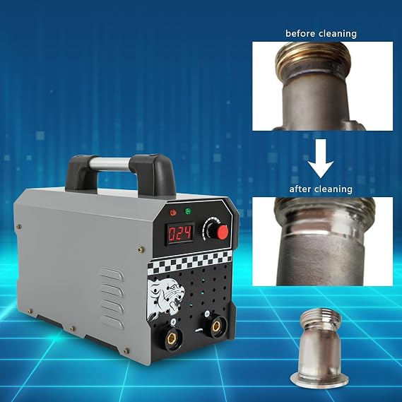 Weld Cleaning Machine, Stainless Steel Weld Cleaner, Electrochemical Weld Cleaner, Remove Discoloration Durable Tool for Fabricators & Welders, 110V 1000W