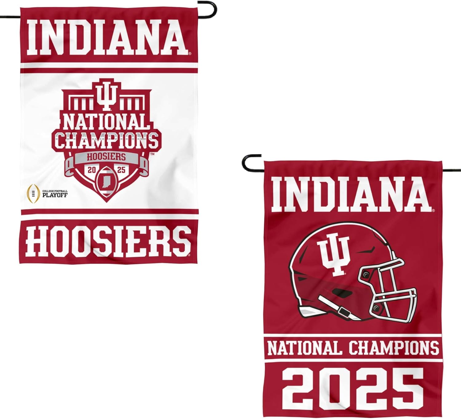 Indiana Hoosiers 2025 College Football National Champions Garden Banner Flag