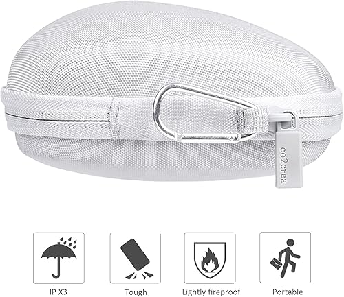 Miniatura 5 de co2CREA Carcasa rígida de repuesto para mouse inalámbrico Logitech MX Master 3 Master 3S Advanced (funda gris media)