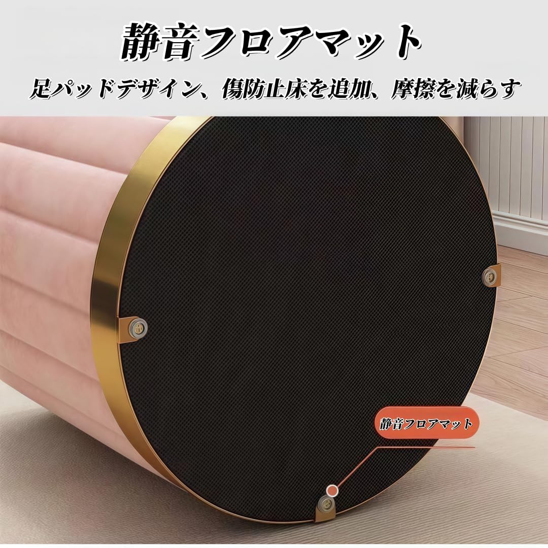 hybmszj ドレッサーチェア 化粧椅子イス ドレッサーチェア収納 おしゃれ かわいい イス鏡台用 丸いドレッシングスツール 北欧