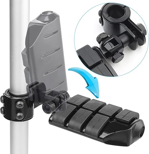 Miniatura 2 de Estriberas para motocicleta y autopista, compatible con Harley Road King Street Glide, Honda, Suzuki, Yamaha con protector de motor de 1 pulgada