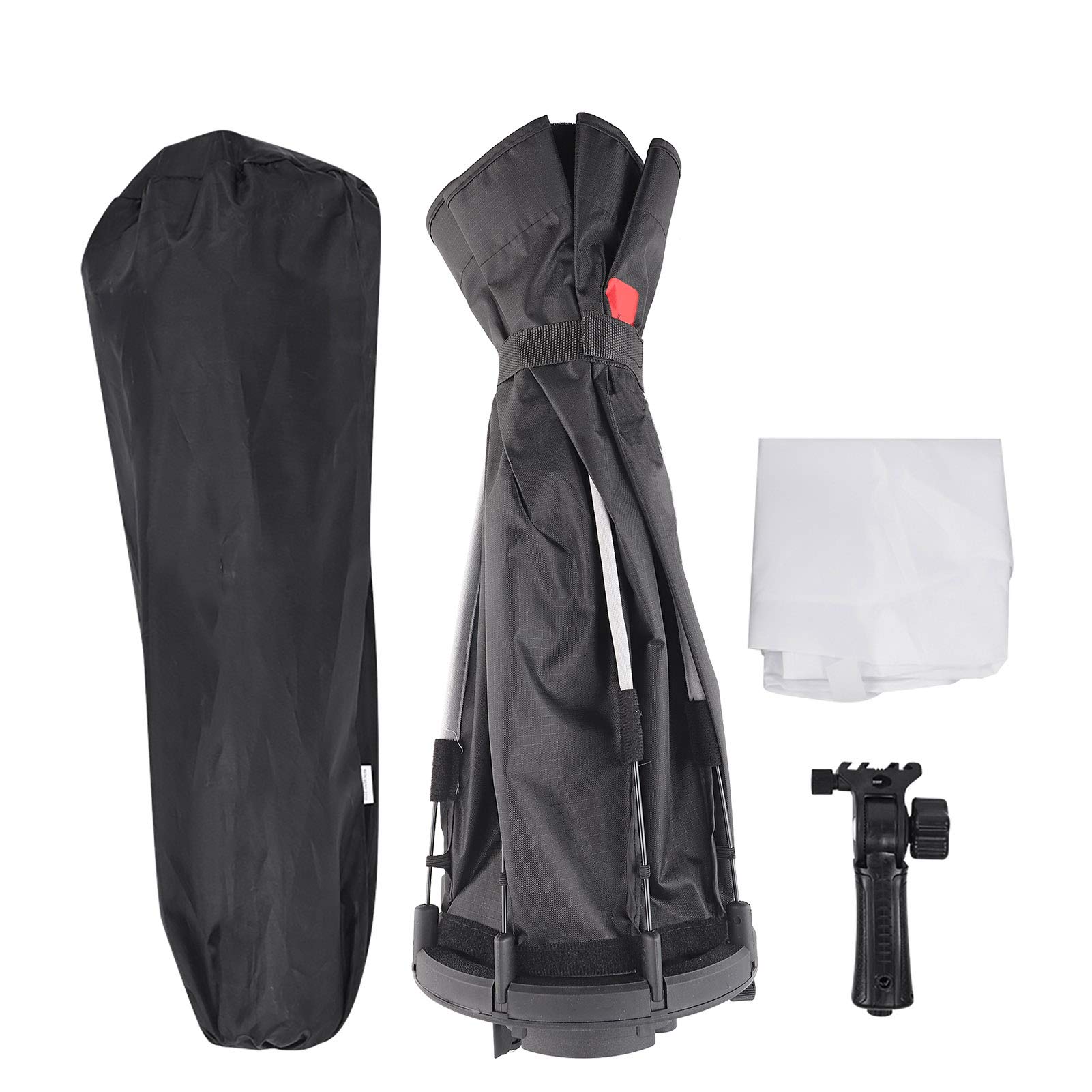 Zunate KS65 Przenośny Dyfuzor Oświetlenia Fotograficznego Softbox, Profesjonalna Składana Latarka Softbox 65 Cm z torbą do Przechowywania na latarkę do Aparatu prędkość światła