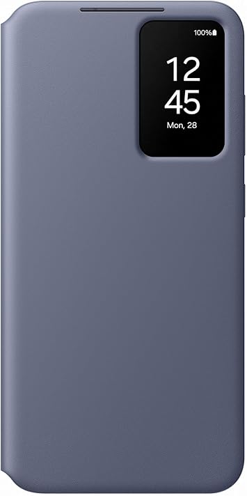 Samsung Galaxy Official S24+ Smart View Wallet Case, Violet