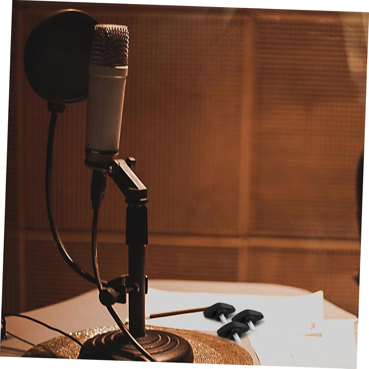 Milisten 10個 ノブネジ プラスチッククランプノブ マイクスタンド用 クイックリリース固定ネジ 安定性と持ち運びが簡単