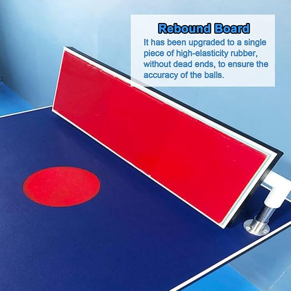 Table Tennis Rebound Board Play Pong Rebounder, Folding Self Training Baffle for Club Sports Exercise, Ping Pong Return Board