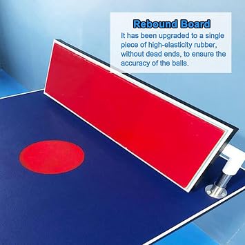 Table Tennis Rebound Board Play Pong Rebounder, Folding Self Training Baffle for Club Sports Exercise, Ping Pong Return Board
