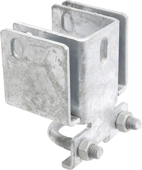 Chain Link Fence Commercial Double Gate Latch 1-5/8 or 2 Frame | Strong Arm Double Gate Latch for Swing Gates
