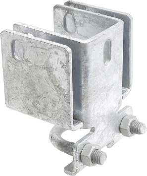 Chain Link Fence Commercial Double Gate Latch 1-5/8 or 2 Frame | Strong Arm Double Gate Latch for Swing Gates