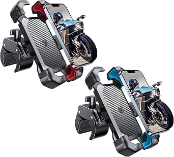JOYROOM JR-288 Red and Blue Motorcycle Phone Mount