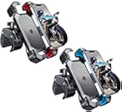 JOYROOM JR-288 Red and Blue Motorcycle Phone Mount