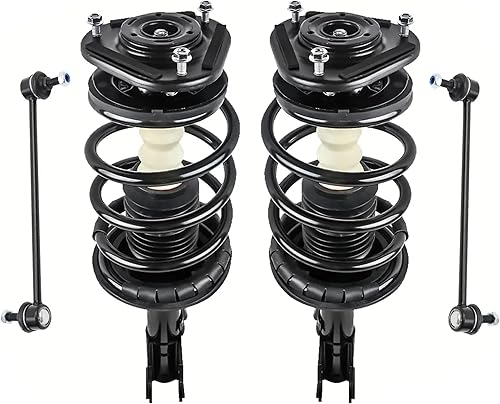 Miniatura 9 de MOSTPLUS Conjunto de amortiguadores delanteros completos 172689 172688 compatibles con Toyota Prius 2010-2015 1.8L amortiguadores de muelle