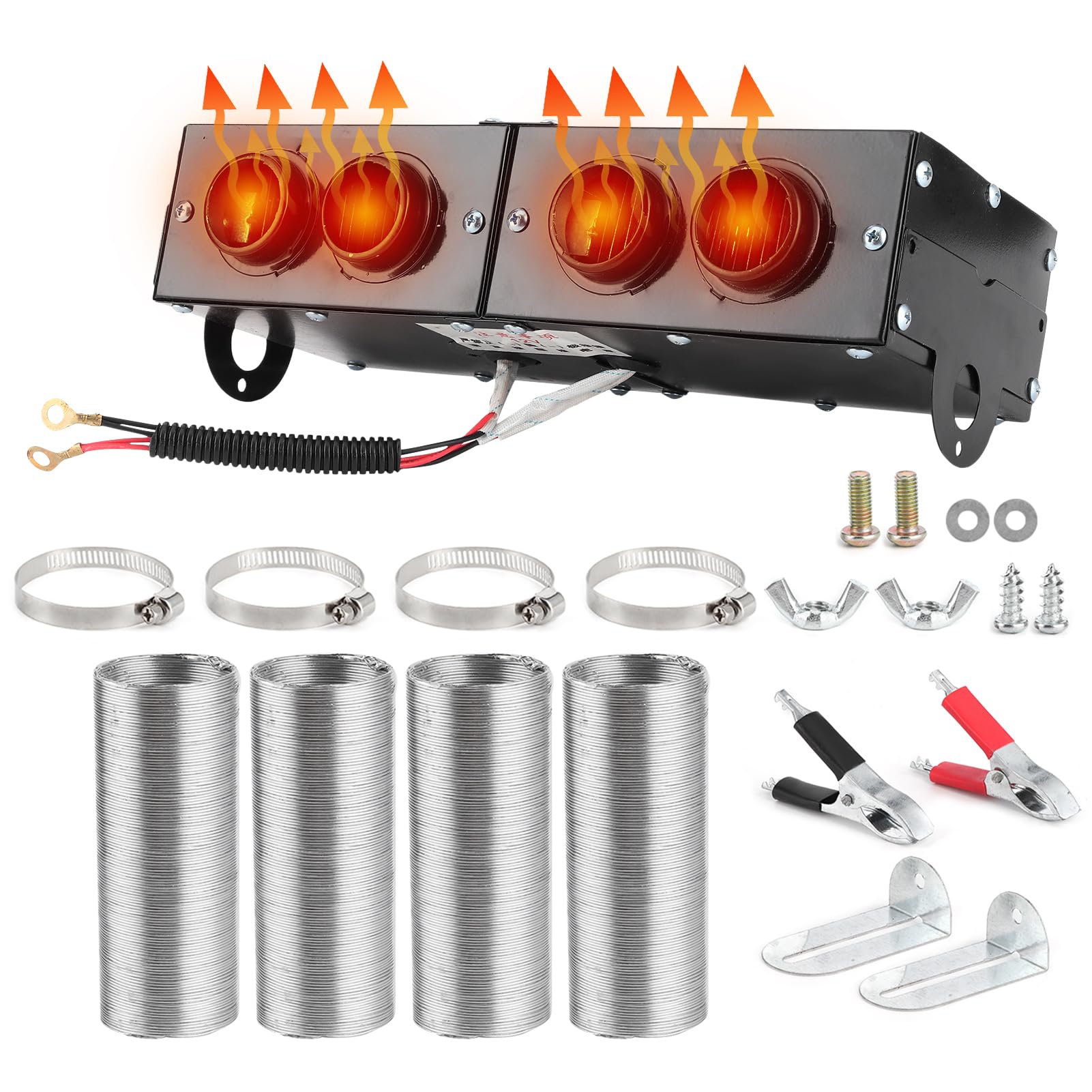 12V Autoheizung Defogger Auto 4 Loch Heizgebläse Defroster Defogger 800W