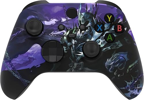 eXtremeRate Custom Shell for Xbox Series X & S Controller - Revitalize Your Controller - Chaos Knight Replacement Cover Front Housing Cover for Xbox Core Controller Wireless [Control NOT Included]