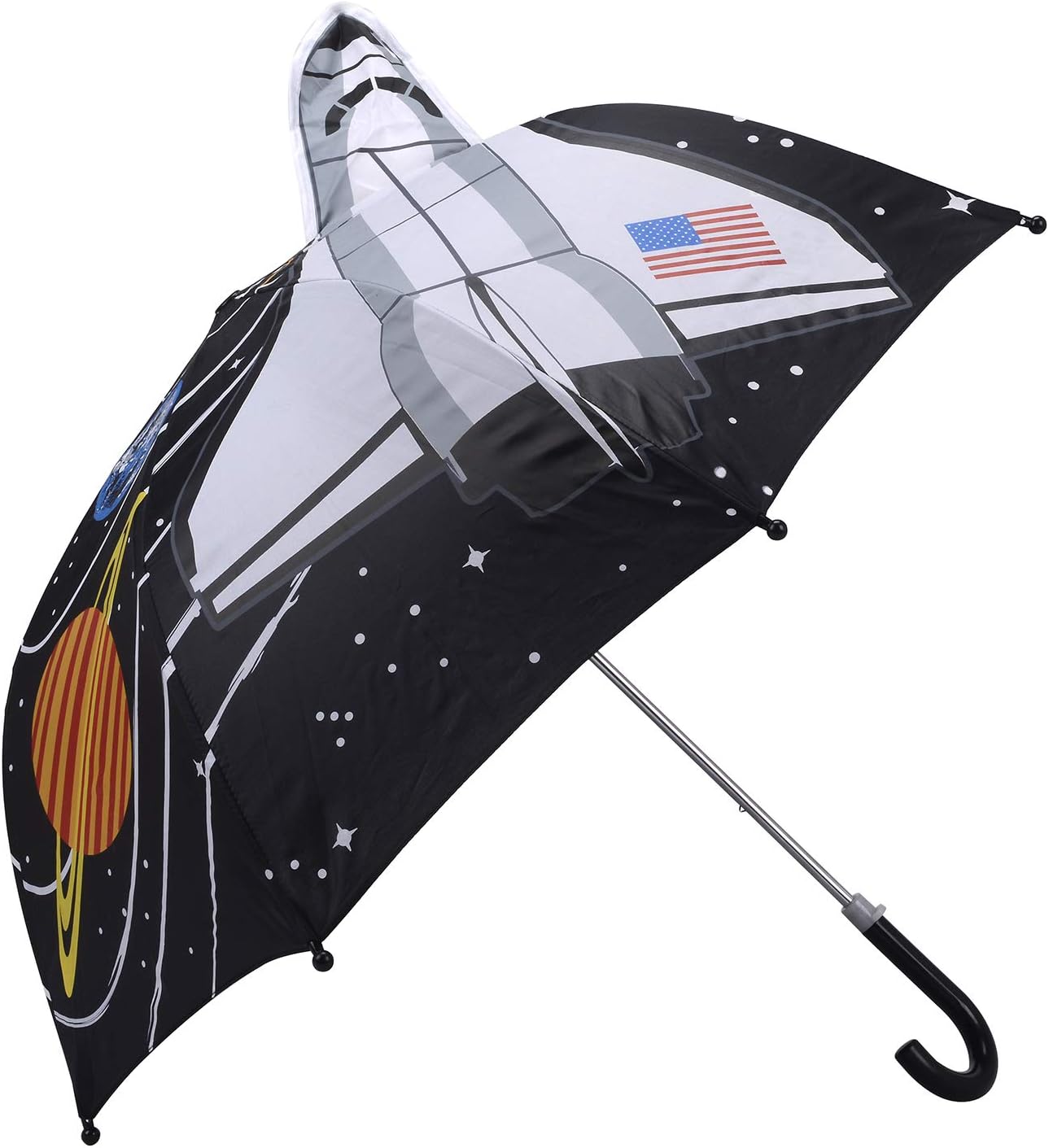 Kidorable Space ship Pop up Umbrella for Kid with Safety Open and Close by Micaddy | Nasa Universal ET Planet Starts | Age 3