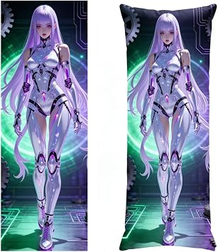 Anime Body Pillow Cute Cartoon Case Waifu Pillow Custom Japanese Girl Hugging Body Pillows Case 59 in X 19.6 in Cover