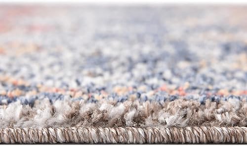 Miniatura 5 de Unique Loom Colección Aramis - Alfombra Stella (rectangular 2' 0" x 3' 1", MultiAzul)