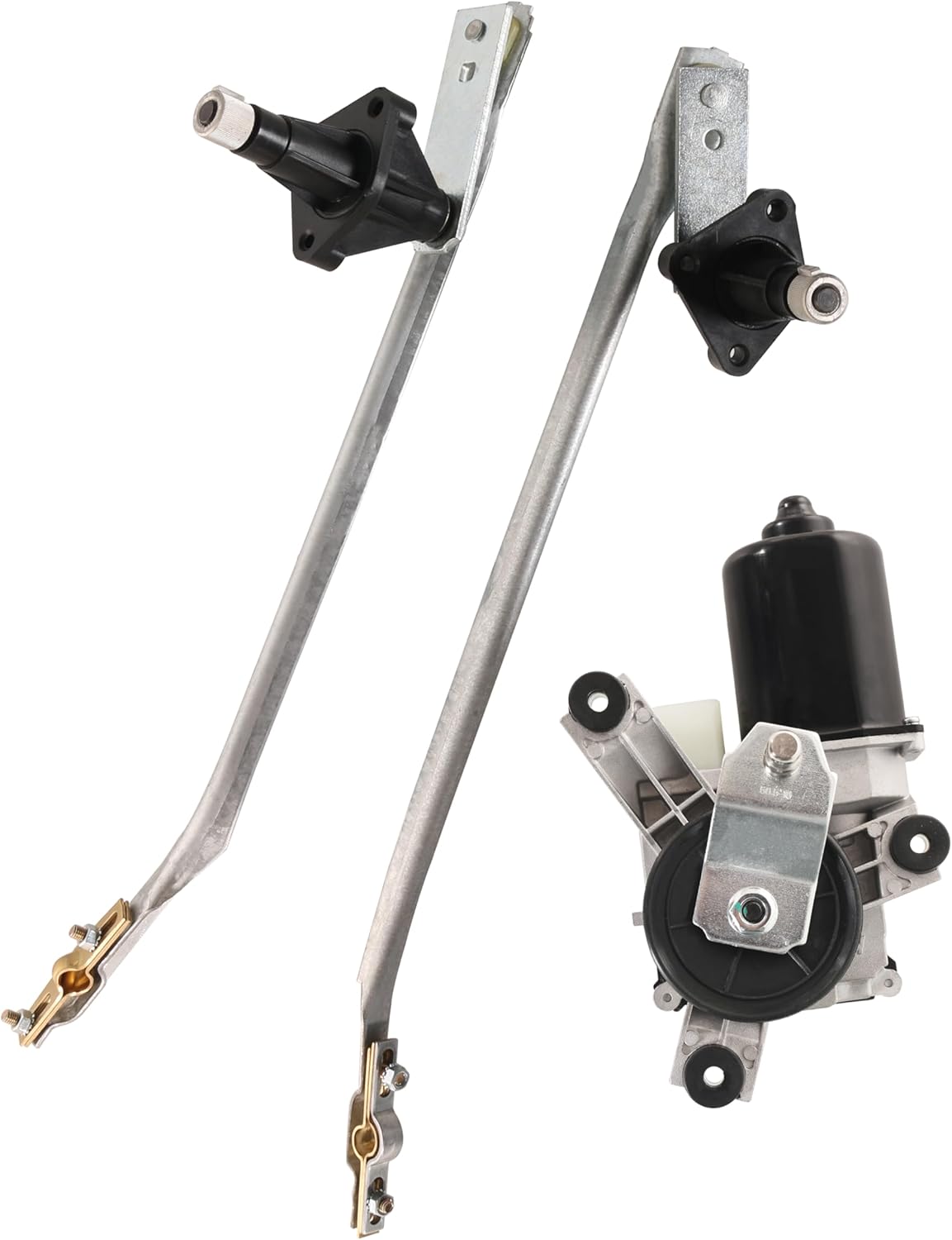 602-203AS Windshield Wiper Motor and Linkage Assembly, For Chevrolet For Chevy C1500/C2500/C35/C3500HD/Blazer/Suburban/Tahoe/Kodiak 1988-2002, For GMC K3500/C6000/C7000/C3500HD/C1500 1988-2002