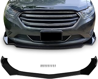 SCITOO Front Lip Spoiler Adjustable Universal Glossy Black