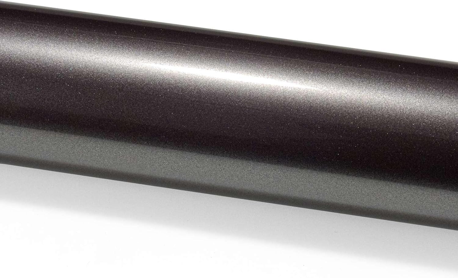1.6FTx5FT PET Super Gloss Metallic Steel Gray High Glossy Vinyl Wrap Auto Car Sticker Decal Film Sheet Bubble Free Air Release Technology with Tool Set