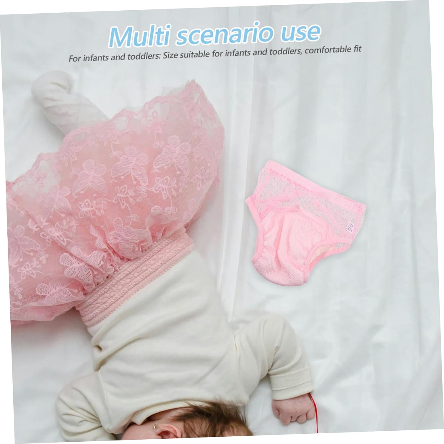 Breathable Newborn Training Pants Reusable Baby Diapers Cotton Washable for Boys Girls Leakproof
