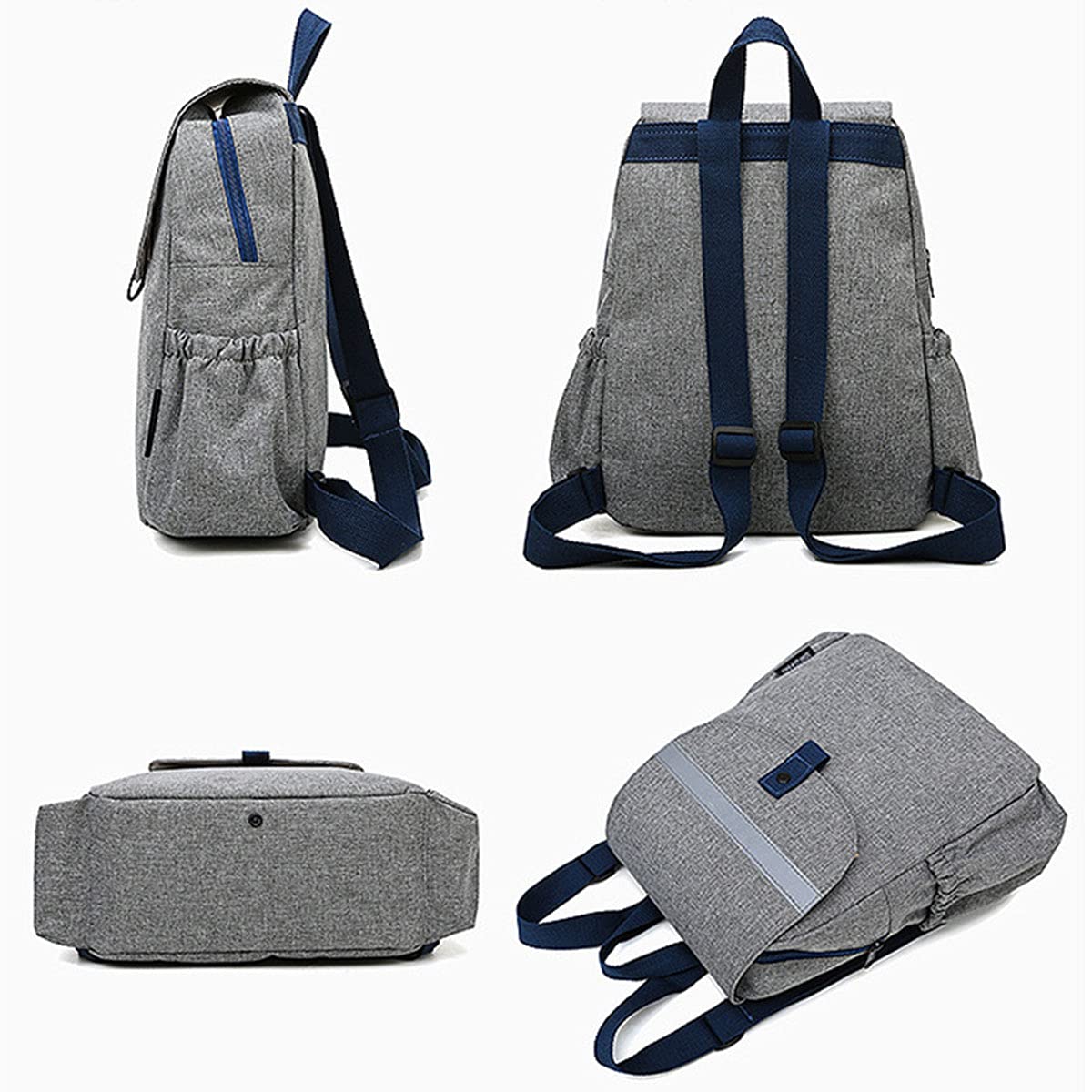 Borsa per Pannolini Portatile, Multifunzione Impermeabile Zaino Mamma Grande capacità Zaino Fasciatoio Neonato Fasciatoio Borsa per Viaggi, Campeggio,Shopping