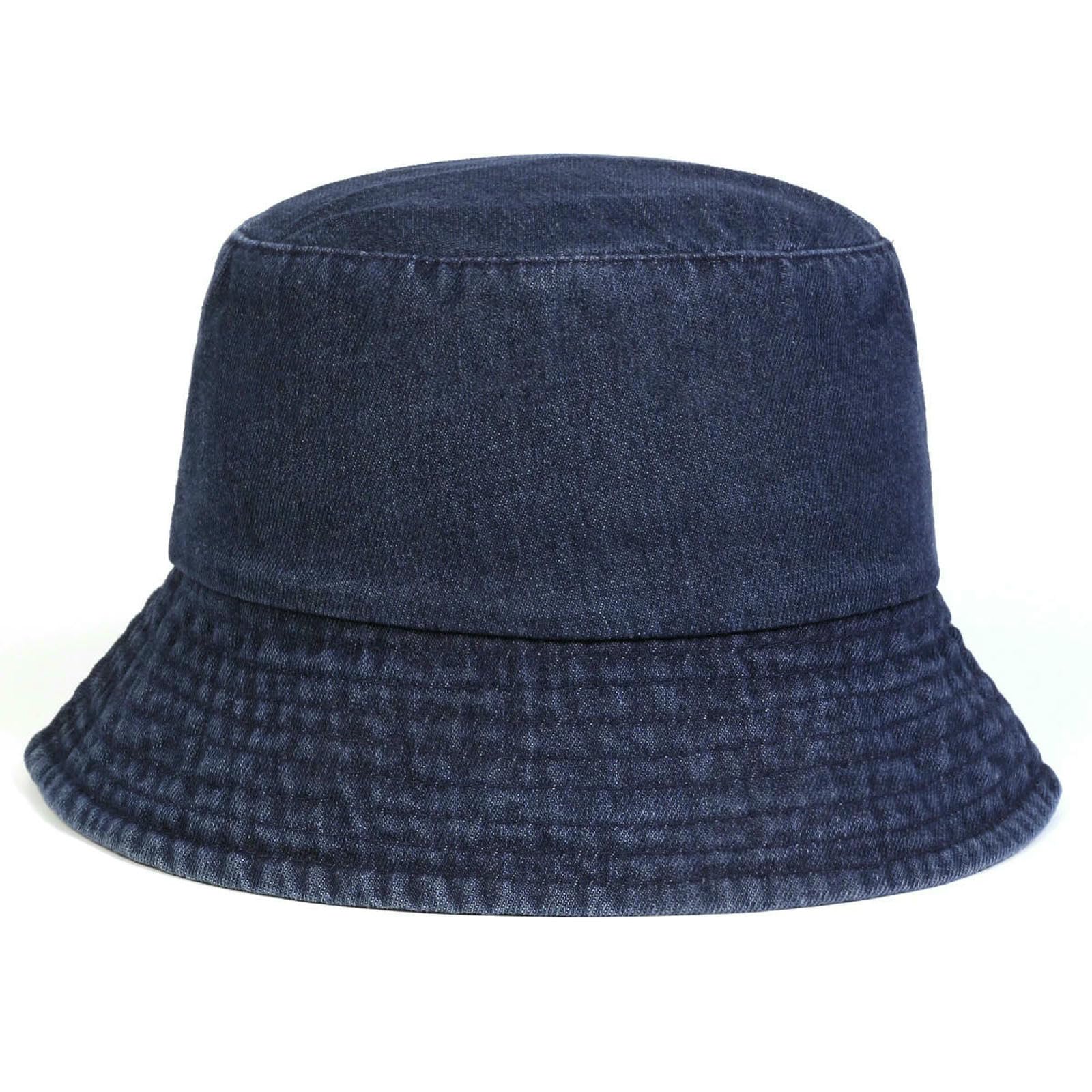 Kapelusz typu bucket unisex lekka deska jednolity kolor dżinsowe czapki wędkarskie czapki outdoorowe na co dzień czapka z filtrem przeciwsłonecznym