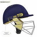 DSC Bouncer Cricket Helmet for Men & Boys (Adjustable Steel Grill | Color: Blue | Light Weight | Size:Large gallery image
