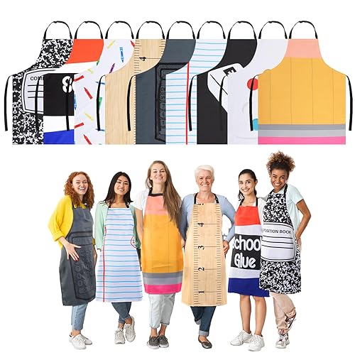 9 Pack Halloween Teacher Costume Set Cosplay Teacher Halloween Party