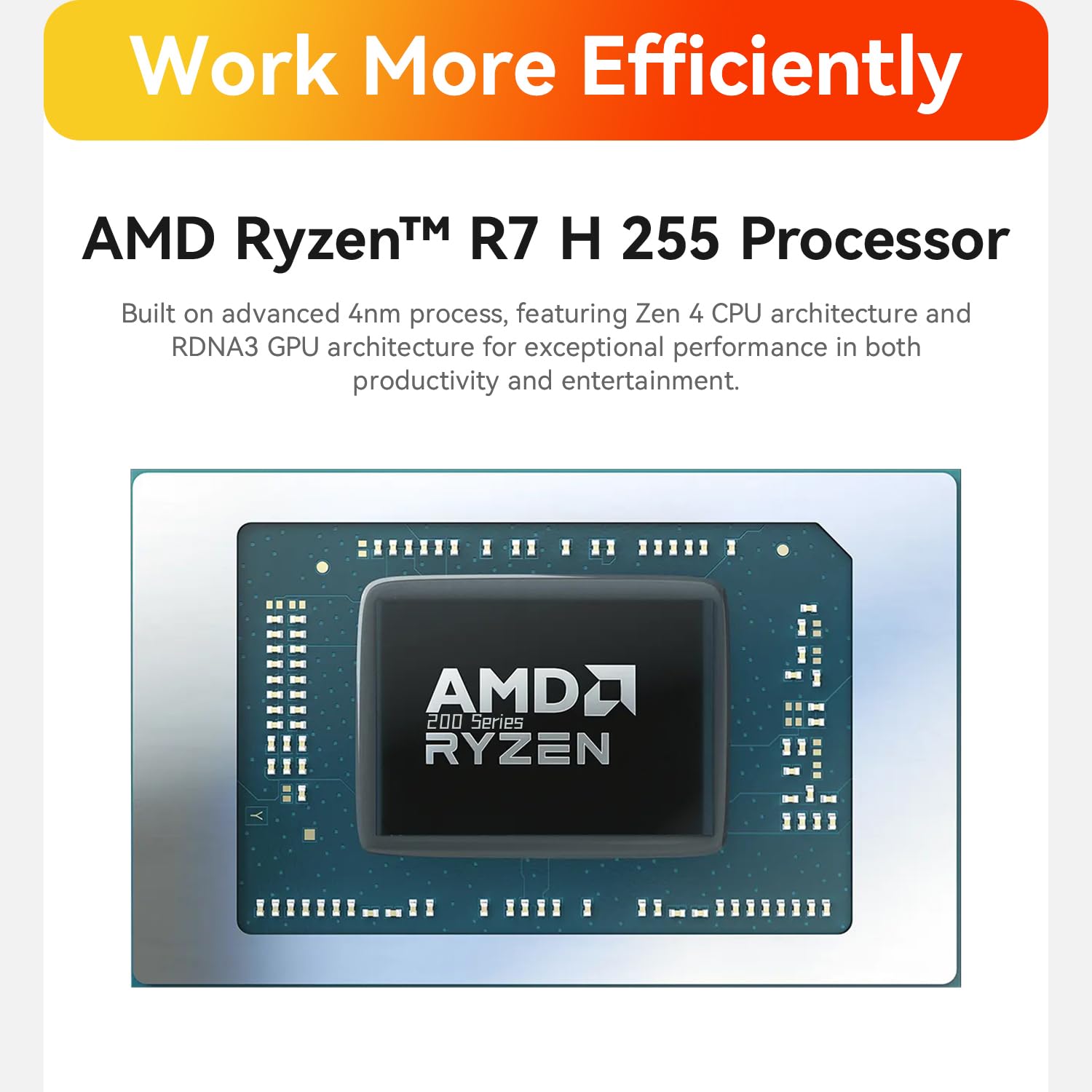 Beelink SER5 MAX Mini PC Win 11 pro, AMD Ryzen 7 7735HS (8C/16T, Up to