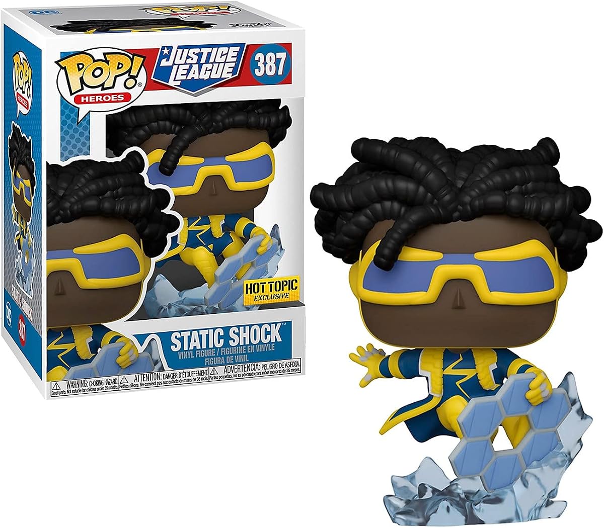Funko DC Comics Liga de la Justicia Pop! Figura de vinilo de choque estático de Heroes Hot Topic Exclusivo Multi Ninguno
