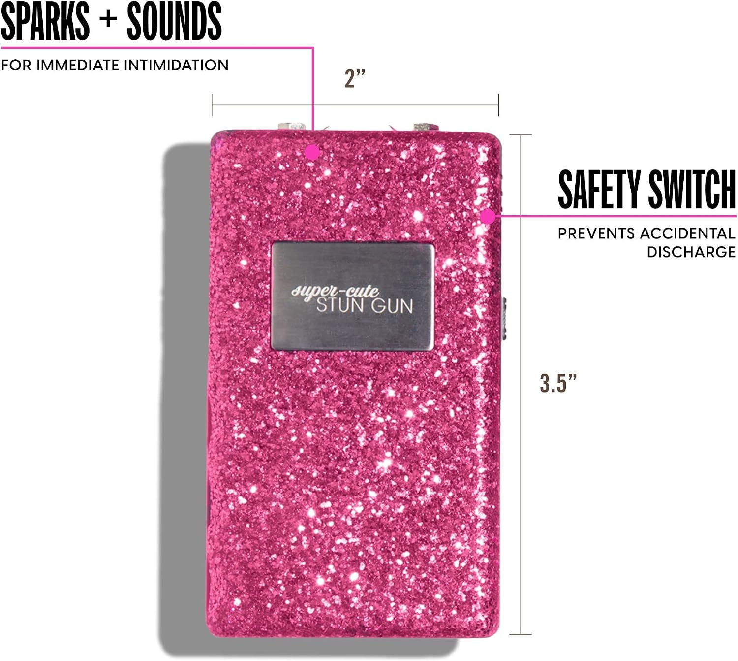 super-cute Pepper Spray & Stun Gun Kit - Professional Grade, Maximum Strength Pepper Spray & Powerful, High Voltage & Compact Stun Gun