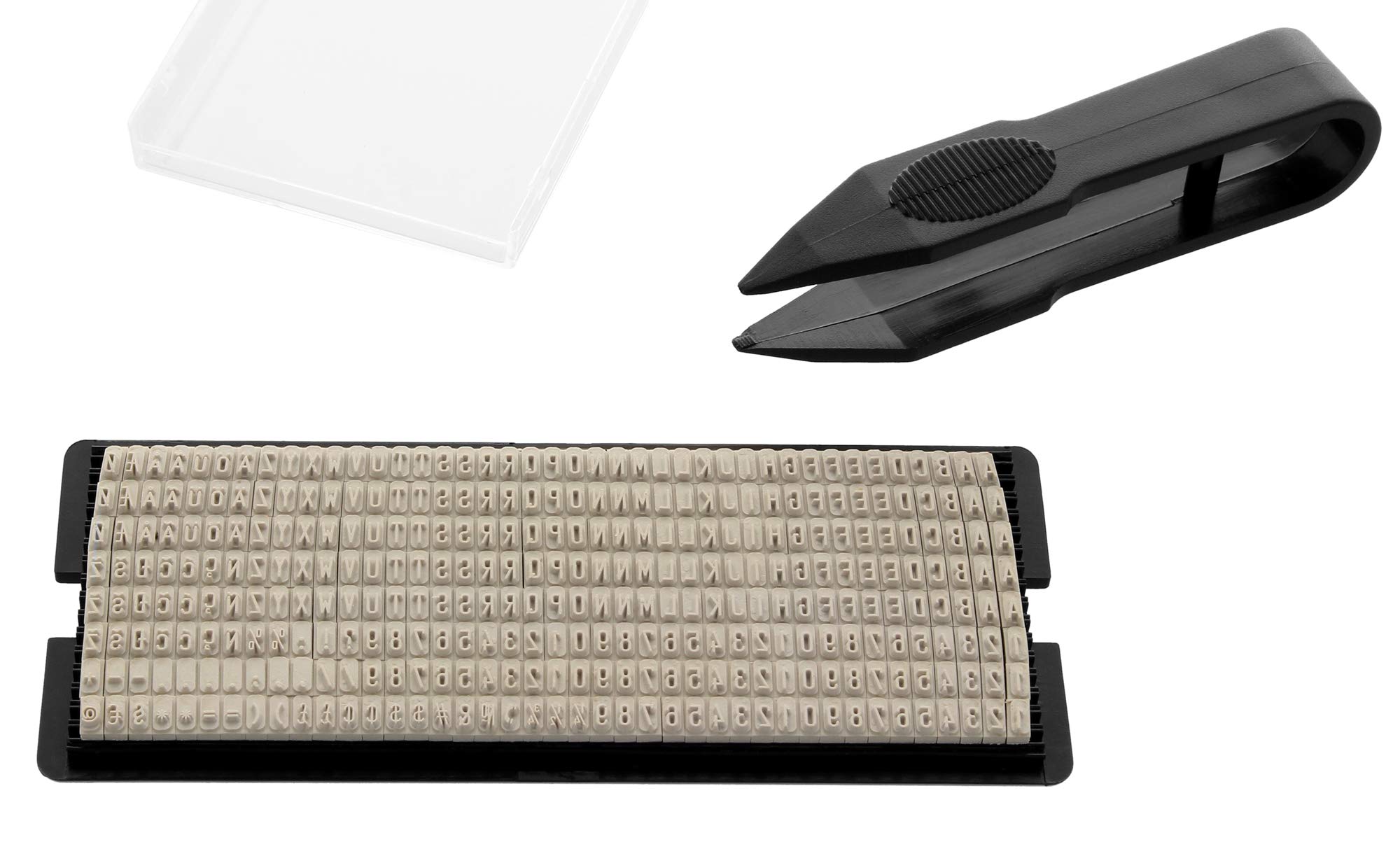 ExcelMark SelfInking Do It Yourself Stamp Kit A2359DIY Black Ink