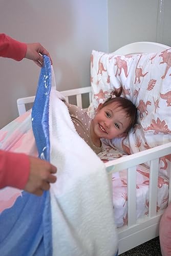 Miniatura 7 de Storytelling - Manta para niñas de 50 x 60 pulgadas, acogedora, suave, ligera, de forro polar, para cumpleaños, para niños pequeños, manta