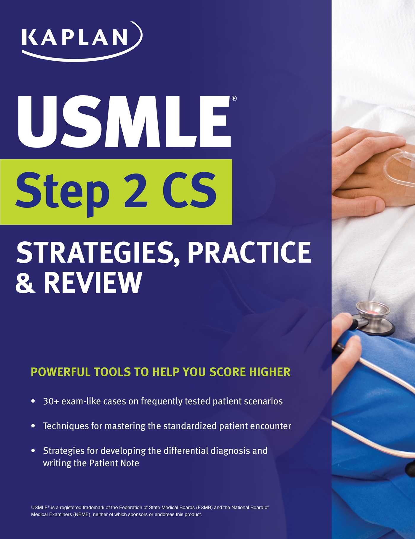 USMLE Step 2 CS Strategies，Practice & Review Kaplan Medical 71PypfzH2IL.jpg