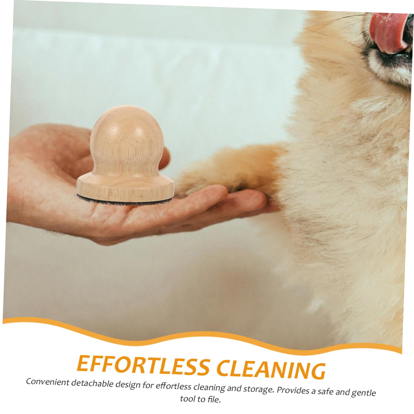 YARNOW Lot De 5 Limes À Ergonomiques pour Chien avec Manche en Bois pour Les Pattes Et Les des Animaux De Compagnie