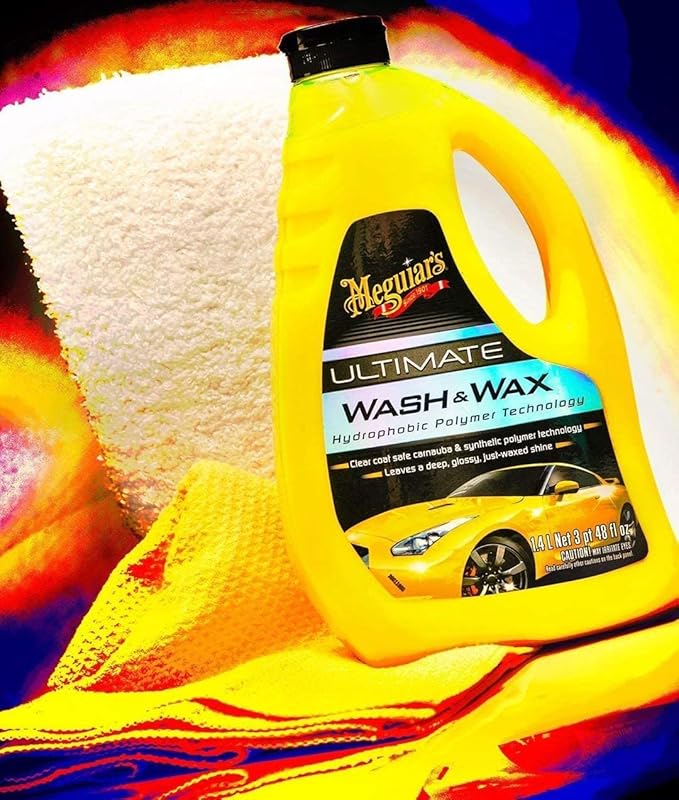 Meguiar's Ultimate Wash & Wax Champú para Autos 48 oz miniatura 3